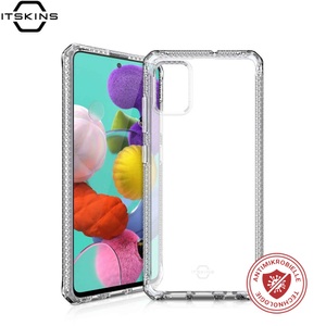 Samsung, ITSkins - Samsung Galaxy A51 Spectrum Clear Schutz Gummi Hülle (Fallschutz 2 Meter) - Transparent, ITSKINS - Hülle Spectrum Clear Samsung Galaxy A51, Transparent