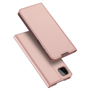 Samsung, Dux Ducis - Samsung Galaxy A22 5G Flip Wallet Cover Leder Tasche - Roségold