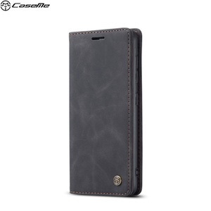 Samsung, Caseme - Samsung Galaxy S20 Ultra Leder Tasche Flip Wallet Etui mit Kartenfächern - Schwarz, 
