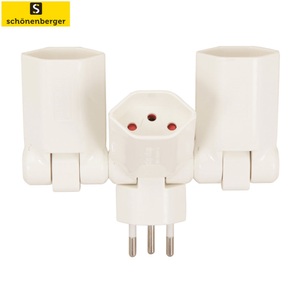 Schoenenberger, Schoenenberger 04.2301W Abzweigstecker 3Xt13 Weiss Vert. - (Weiss), Schoenenberger 04.2301W Abzweigstecker 3Xt13 Weiss Vert. - Abzweigstecker (Weiss)