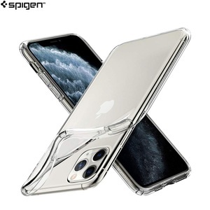 Apple, Spigen - Apple iPhone 11 Pro Max Liquid Crystal Case Gummi Hülle (075CS27129) - Transparent, Spigen - iPhone 11 Pro Max Liquid Crystal Case Gummi Hülle (075CS27129) - Transparent