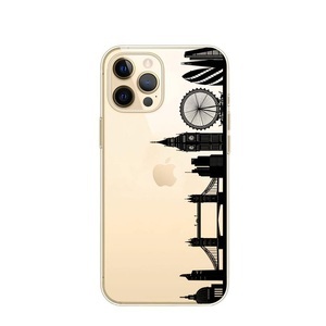Apfelkiste, Apfelkiste © - iPhone 12 / iPhone 12 Pro Gummi Case Hülle Ultra Thin London Skyline - Transparent, 