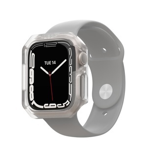UAG URBAN ARMOR GEAR, UAG Urban Armor Gear - Apple Watch Series 7 (41mm) Scout Frosted Hardcase Bumper Hülle (1A4001110202) - Transparent, Urban Armor Gear Scout Case Schutzhülle 41 mm Transparent Watch Series 7, Watch Series 8