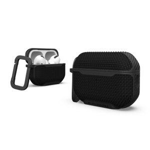 UAG Urban Armor Gear - AirPods Pro 2 Nylon Schutzhülle mit Karabinerhaken Metropolis (104125114040) - Schwarz