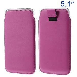 Apple,Blackberry,Google,HTC,Huawei,LG,Microsoft,Motorola,Nokia,Samsung,Sonstige,Sony,Wiko, Universal Ledertasche Pocketcase Sleeve - Pink, 