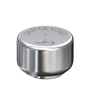Varta, Silberoxid Knopfzelle V393 / SR48, 3 Volt - 1 Stück, VARTA Silberoxid-Knopfzelle V393/SR48, 1,55 V, 77 mAh
