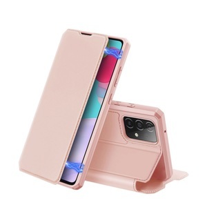 Samsung, Dux Ducis - Samsung Galaxy A52 / A52 5G Magnet Flip Wallet Cover Leder Tasche - Rosa, 