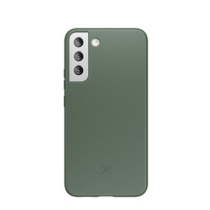WOODCESSORIES, Woodcessories - Samsung Galaxy S22+ Plus 5G BioCase Antimikrobielle Schutzhülle Vegan Biologisch Abbaubar (ECO622) - Midnight Green, 