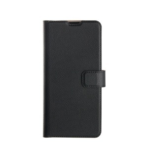 Xqisit, XQISIT - iPhone 14 Antibakterielle Slim Wallet Case Leder Tasche (50429) - Schwarz, 