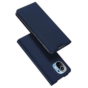 xiaomi, Dux Ducis - Xiaomi Mi 11 Flip Wallet Cover Leder Tasche - Blau