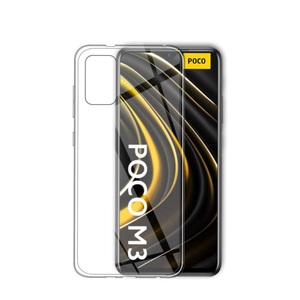 xiaomi, Xiaomi Poco M3 Gummi Case Schutzhülle - Transparent, 