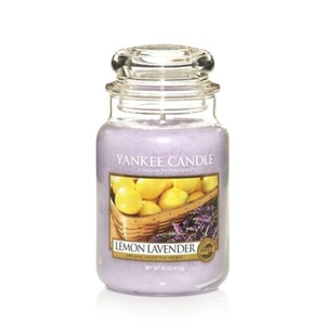 Yankee Candle, Yankee Candle Zitrone Lavendel L (Large) - 623g, Yankee Candle Duftkerze »Lemon Lavender«