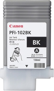 Canon, Canon PFI-102 BK Tinte schwarz, Canon Tintenpat. PFI102BK bl