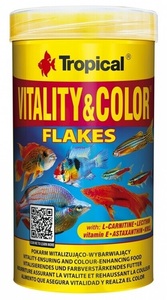 Tropical, Tropical Vitality&Color 1000ml/200g, Tropical Flockenfutter Vitality&Color 1000ml/200g