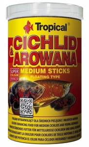 Tropical, Tropical Cichlid & Arowana Medium Sticks 1000 ml, 