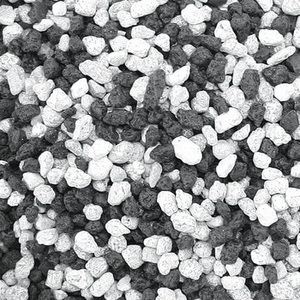 Amazonas, Kies farbig 2-3mm schwarz-weiss 5kg, Amazonas Kies farbig, 2-3mm schwarz-weiss (5kg)
