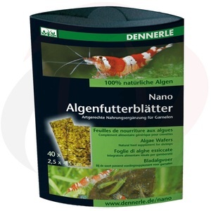 Dennerle, Dennerle Nano Algenfutterblätter 40 Stk., 