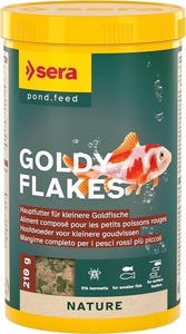Sera, Sera Goldy für Goldfisch 1000ml, sera Goldy Nature Flockenfutter - 1.000 ml (210 g)