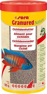 Sera, sera granured 1000ml farbverstärkendes Granulat für Cic, sera Granured Nature Cichlidenfutter - 565 g