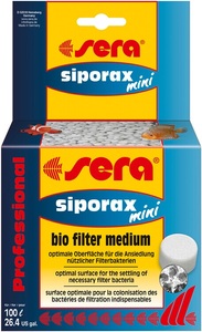 Sera, sera siporax mini Professional 130g kristallklares Wass, 