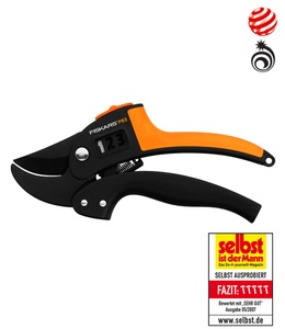 undefined, Fiskars® Power Step Gartenschere (1 Stück), Fiskars PowerStep P83 Gartenschere