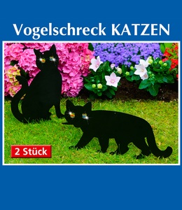 undefined, Vogelschreck ´Katzen´ 2er-Set (1 Set), 