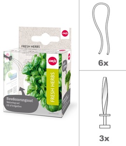 undefined, EMSA® Kräutertopf Fresh Herbs Ersatzdocht & -halter (1 Set), 