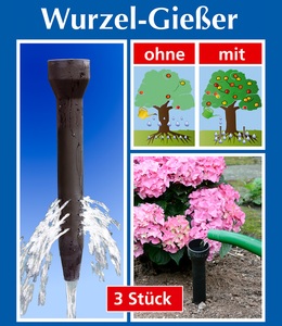 Wenko, WENKO® Wurzelgießer, 3 Stück, WENKO® Wurzelgießer, 3 Stück