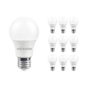 Mehrfachpackung 10x Noxion Lucent LED klassisch 4.9W 827 A60 E27 | Extra Warmweiß - Ersatz für 40W