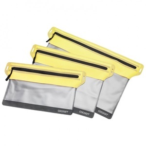 COCOON, Cocoon - Zippered Flat Document Bags - Wertsachenbeutel Gr L - 32 x 25 cm grau, 