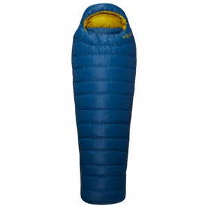 Rab, Rab - Ascent Pro 600 - Daunenschlafsack Gr bis 200 cm Körperlänge blau, 