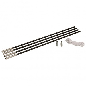 Brunner, Brunner - Pole Kit - Reparaturset Gr 4 x 65 cm - Ø 7,9 mm;4 x 75 cm - Ø 12,7 mm schwarz, 