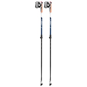 Leki, Leki - Smart Supreme - Nordic Walking Stöcke Gr 100 - 130 cm blau/weiß, 