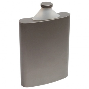 VARGO, Vargo - Titan Flachmann - Flachmann Gr 240 ml grau, 