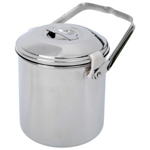 Basic Nature, Basic Nature - Edelstahltopf Billy Can - Topf Gr 1,4 l grau, 