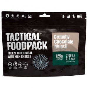 Tactical Foodpack, TACTICAL FOODPACK - Crunchy Chocolate Muesli Gr 125 g, 