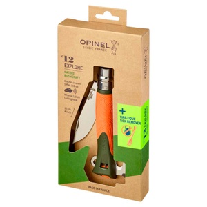 Opinel, Opinel - No 12 Explore - Messer orange/grün