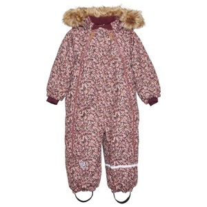 Minymo, Minymo - Kid's Snow Suit AOP - Overall Gr 104;80;86;92;98 blau;braun, 