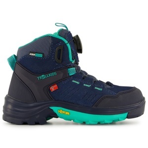 TROLLKIDS, Trollkids - Kid's Gjende Hiker Mid - Wanderschuhe Gr 29;30;31;32;33;34;35;36;37;38;39;40 blau, 