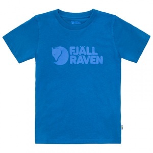 FJALLRAVEN, Fjällräven - Kid's Fjällräven Logo T-Shirt - T-Shirt Gr 122 blau
