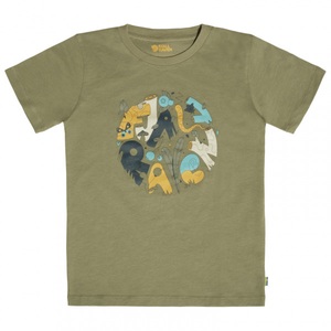 FJALLRAVEN, Fjällräven - Kid's Forest Findings T-Shirt - T-Shirt Gr 146 oliv