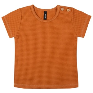 Pure Pure, Pure Pure - Baby's T-Shirt Waffle - T-Shirt Gr 62 orange