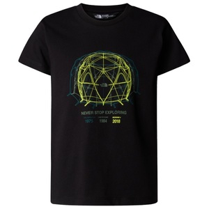 THE NORTH FACE, The North Face - Boy's Graphic Relaxed S/S Tee - T-Shirt Gr XXL schwarz