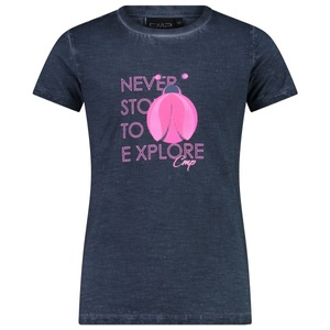 CMP, CMP - Girl's Slub Jersey T-Shirt - T-Shirt Gr 110 blau