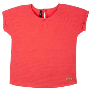 Pure Pure, Pure Pure - Kid's Bluse Mull - T-Shirt Gr 86 rot