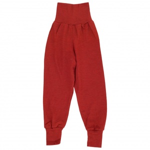Engel, Engel - Baby-Hose Feinripp mit Nabelbund - Merinounterwäsche Gr 62/68 rot