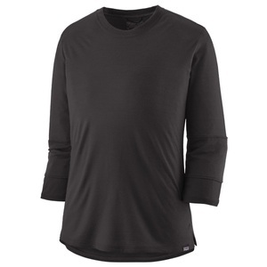 Patagonia, Patagonia - Women's Merino 3/4 Sleeve Bike Jersey - Merinoshirt Gr S schwarz/grau, 