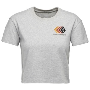 Black Diamond, Black Diamond - Women's Faded Crop S/S Tee - T-Shirt Gr M grau