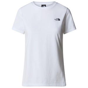 THE NORTH FACE, The North Face - Women's S/S Simple Dome Tee - T-Shirt Gr L weiß