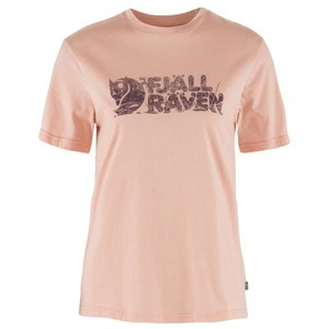 FJALLRAVEN, Fjällräven - Women's Lush Logo T-Shirt - T-Shirt Gr L;M;S;XL;XS;XXS beige;oliv;rosa